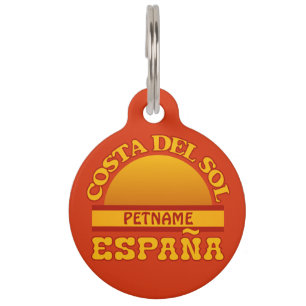 Costa Del Sol individuelles Begleiter-Tag Tiermarke
