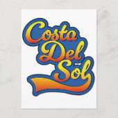Costa Del Sol Logo Feiertagspostkarte (Vorderseite)