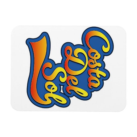 Costa Del Sol Logo Magnet (Horizontal)