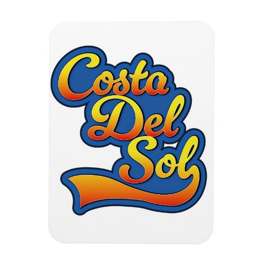 Costa Del Sol Logo Magnet (Vertikal)