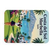 Costa del Sol Marbella Spanien Magnet (Horizontal)