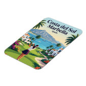 Costa del Sol Marbella Spanien Magnet (Linke Seite)