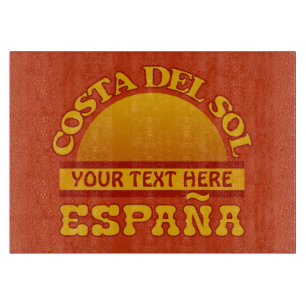 Costa Del Sol Schneidebrett