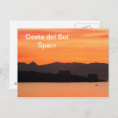 Costa del Sol, Spanien Postkarte (Vorne/Hinten)