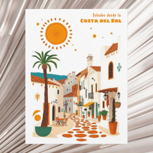Costa del Sol Spanien Urlaub Mitteldalmatien Postk Postkarte