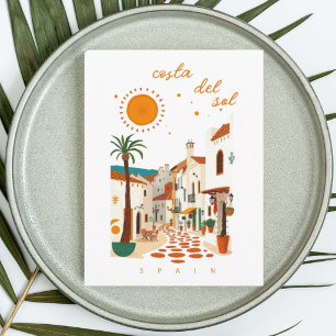 Costa del Sol Spanien Urlaub Mittelmeer  Postkarte