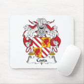 Costa-Familienwappen Mousepad (Mit Mouse)