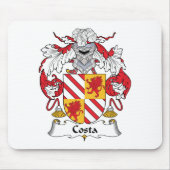 Costa-Familienwappen Mousepad (Vorne)