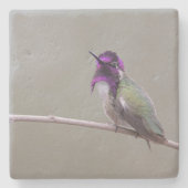 Costa-Kolibri Steinuntersetzer (Vorderseite)