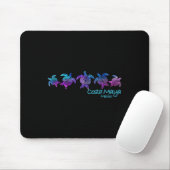 Costa Maya Beach Design _ Tribal Turtle Geschenk Mousepad (Mit Mouse)