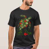 Costa Maya Mexico Sea Turtle Trocal Hibiscus Vacat T-Shirt (Vorderseite)