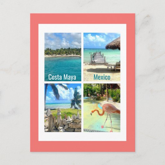 Costa Maya, Mexiko Postkarte (Vorderseite)