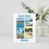 Costa Maya, Mexiko Postkarte (Stehend Vorderseite)