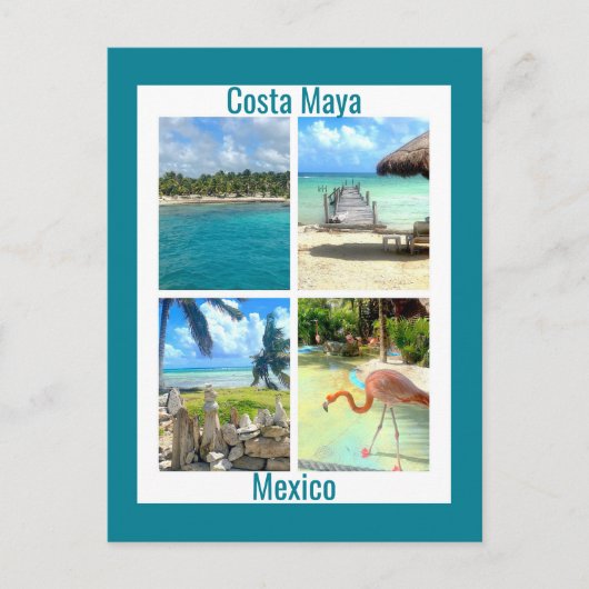 Costa Maya, Mexiko Postkarte (Vorderseite)