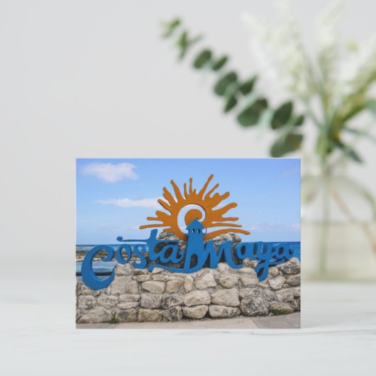 Costa Maya Mexiko Postkarte (Stehend Vorderseite)