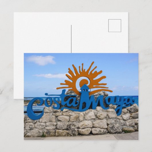 Costa Maya Mexiko Postkarte (Vorne/Hinten)