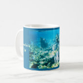 Costa-Maya-Riff-personalisierte Tasse (Vorderseite Links)