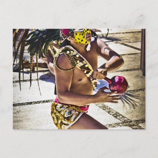 Costa Mayan Ritual Postkarte (Vorderseite)