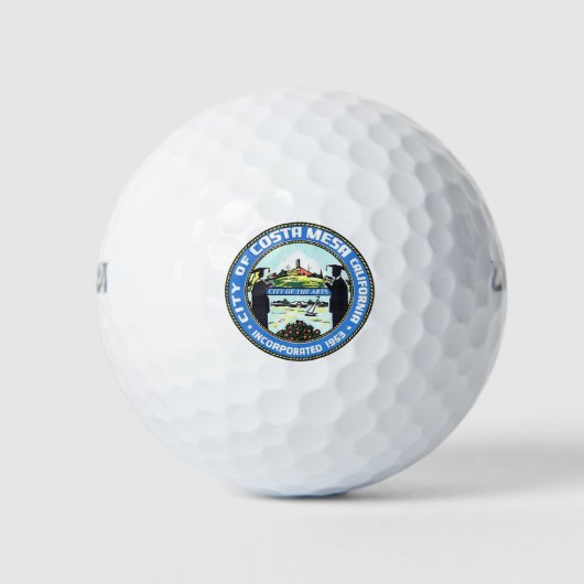 Costa Mesa California Golfball (Vorderseite)