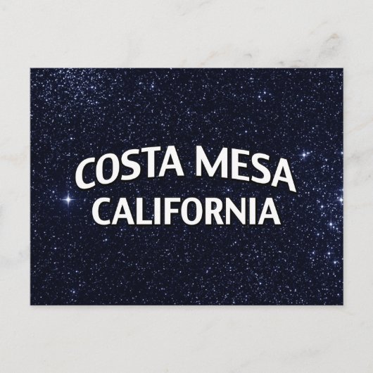 Costa Mesa California Postkarte (Vorderseite)