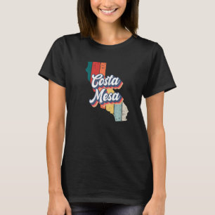 Costa Mesa City Retro Vintages Heimat California T-Shirt
