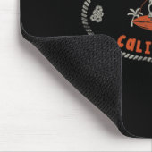 Costa Mesa Kalifornien Ca Retro Surfer Front Und C Mousepad (Ecke)