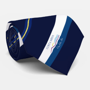 Costa Mesa (Kalifornien) Stadtflagge Neck Tie Krawatte