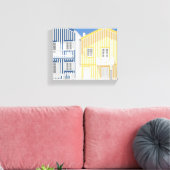 Costa Nova Beach Houses #2 Leinwanddruck (Insitu (Wohnzimmer))