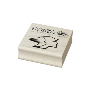 Costa Oil Briefmarke Gummistempel
