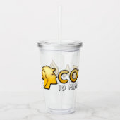Costa Oil Corporate Gift Tumbler Acryltrinkbecher (Vorderseite)