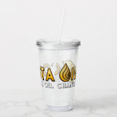 Costa Oil Corporate Gift Tumbler Acryltrinkbecher (Rückseite)