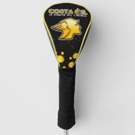 Costa Oil Drop Design Golf Head Cover Golf Headcover