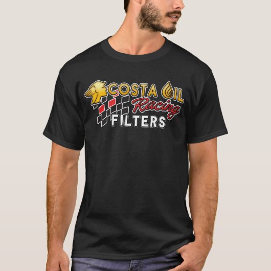 Costa Oil filter Basic T Shirt (Vorderseite)