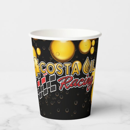 Costa Oil Paper Cups Pappbecher (Rückseite)
