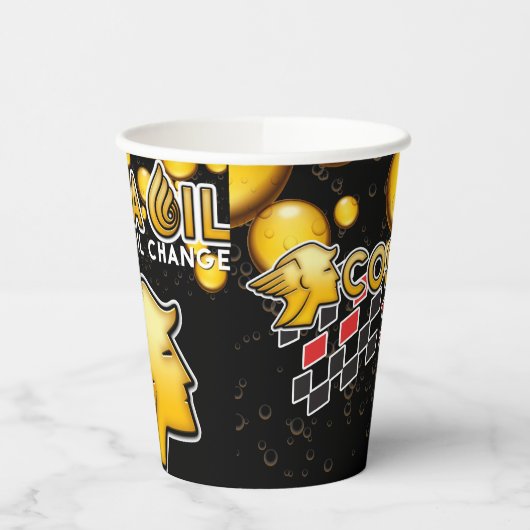 Costa Oil Paper Cups Pappbecher (Links)