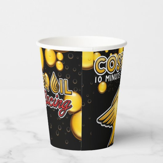 Costa Oil Paper Cups Pappbecher (Rechts)