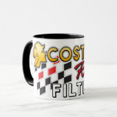 Costa Oil Racing filtert zwei tone Tasse (Vorderseite Links)