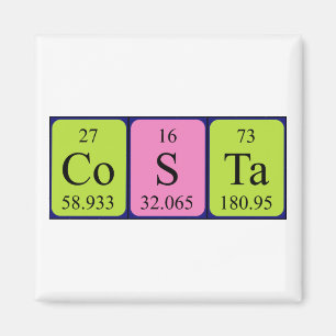 Costa Peripherischer Name-Magnet Magnet