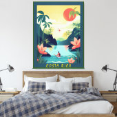 COSTA RICA #1 LEINWANDDRUCK (Insitu (Schlafzimmer))