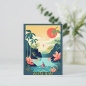 COSTA RICA #1 POSTKARTE (Stehend Vorderseite)