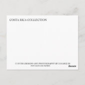 COSTA RICA #1 POSTKARTE (Rückseite)