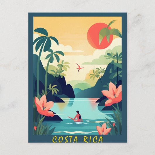 COSTA RICA #1 POSTKARTE (Vorderseite)