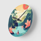 COSTA RICA #1 RUNDE WANDUHR (Winkel)