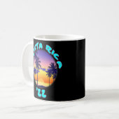 Costa Rica 2022 Tropische Reise Sonnenuntergang Kaffeetasse (Vorderseite Links)