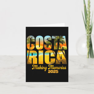 Costa Rica 2025 Erinnerungen Schaffen Passende Fam Karte