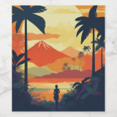 COSTA RICA #2 WEINETIKETT (Einzelnes Label)