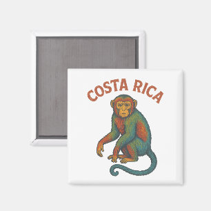 Costa Rica-Affenmagnet Magnet