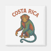 Costa Rica-Affenmagnet Magnet (Vorne)