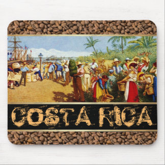 Costa Rica Alegoria Del Cafe Mousepad