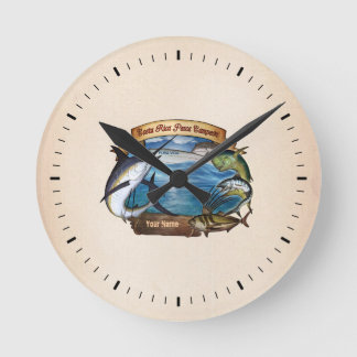 Costa Rica Angelmeister (Ihr Name) Runde Wanduhr
